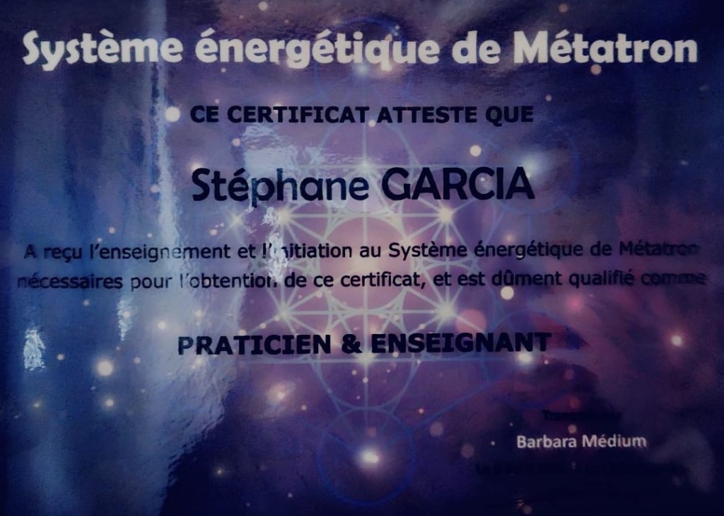 photo diplome Stef Âme Guidance