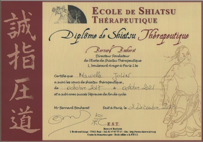 photo diplome Nawelle JOLIN