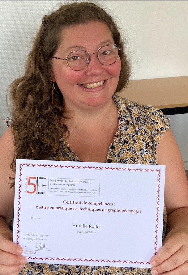 photo portrait Aurélie Rollet Graphopédagogue