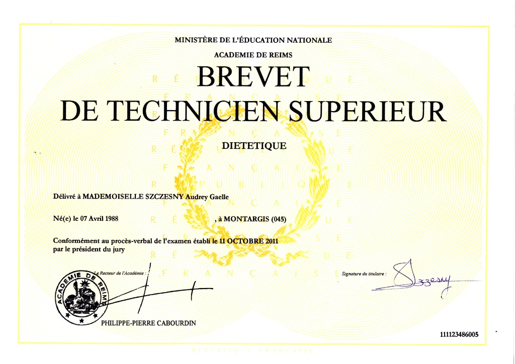 photo diplome Audrey Kedziora