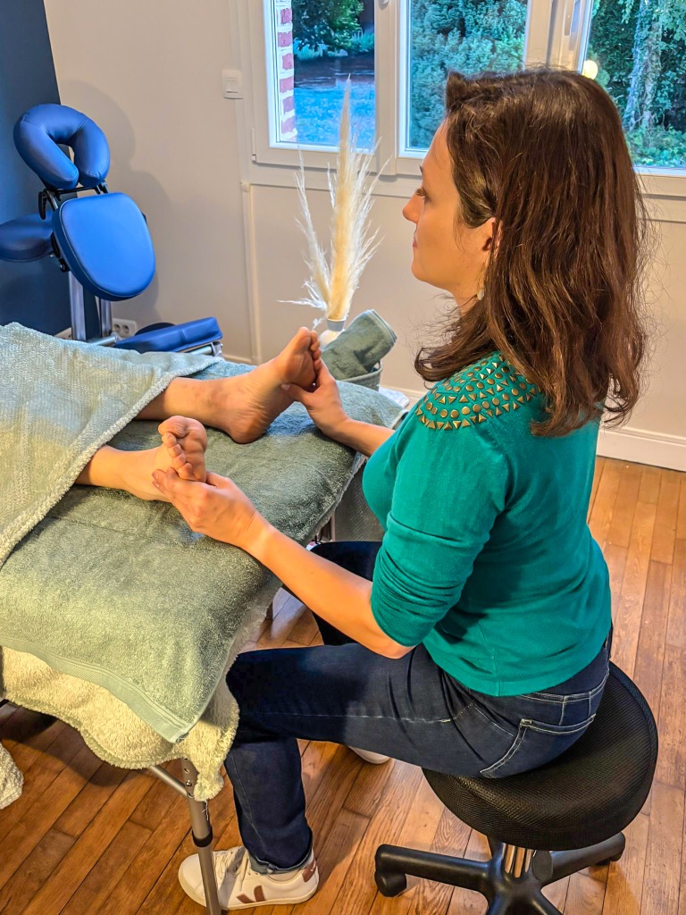 photo seance Odile Funten, Naturopathe