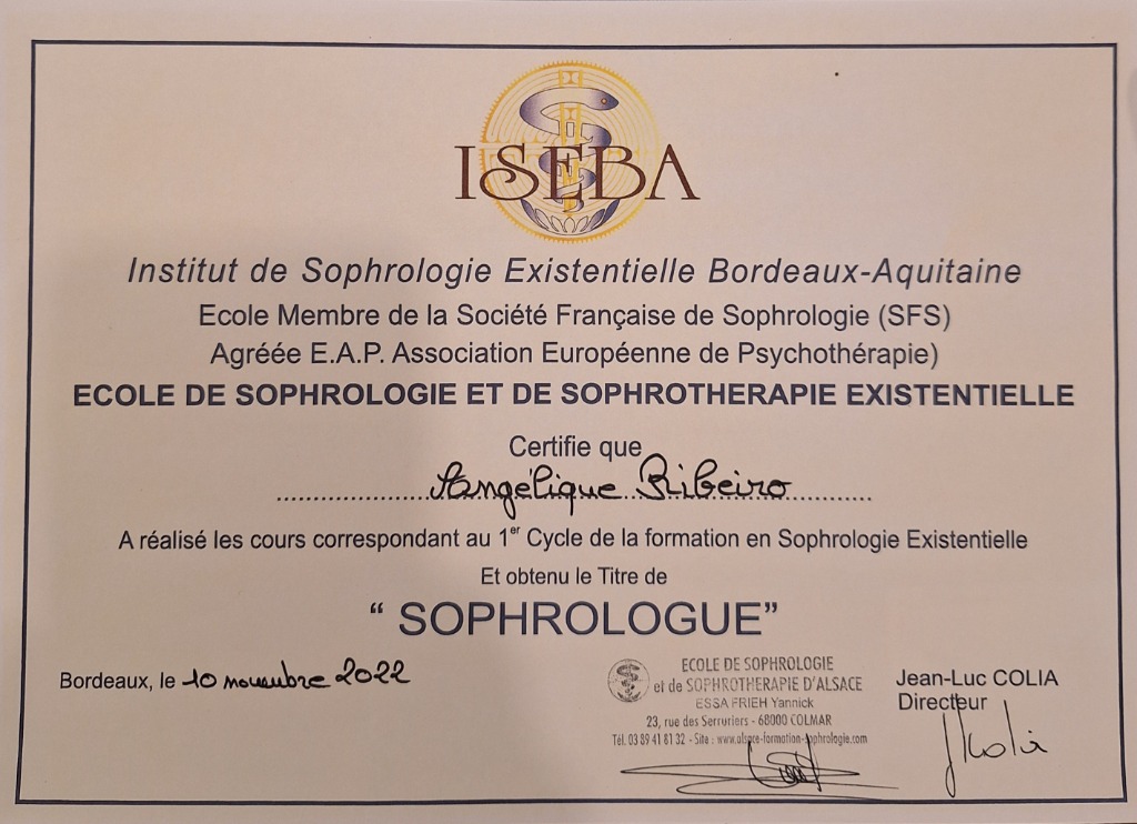 photo diplome Angélique Ribeiro 