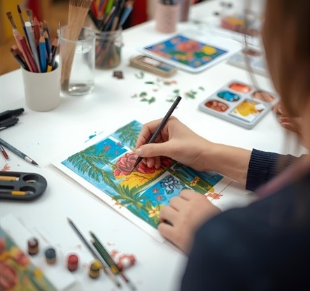 photo seance Art thérapie Holistique 