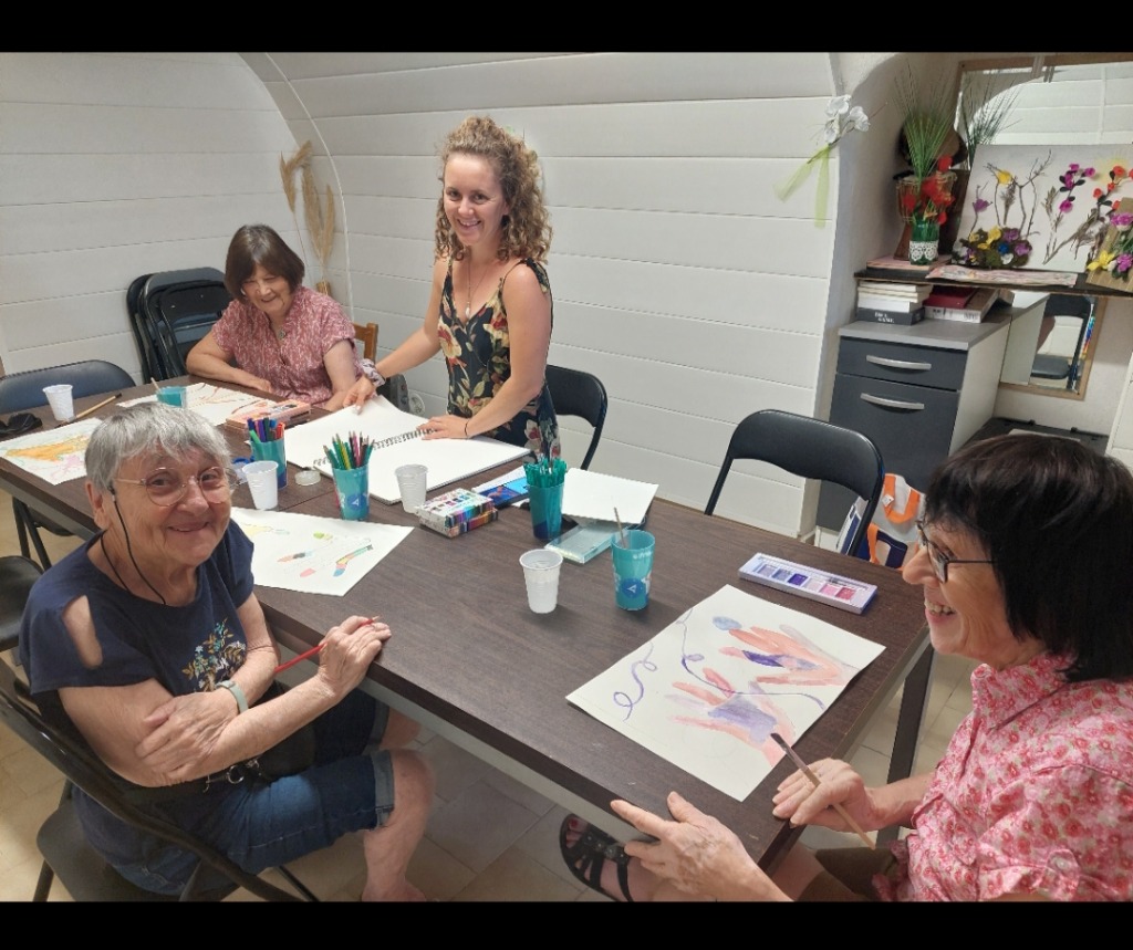 photo activite Justine Boulard - Art-thérapeute 