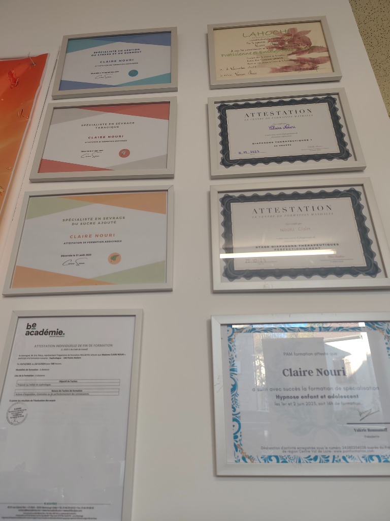 photo diplome Claire Nouri