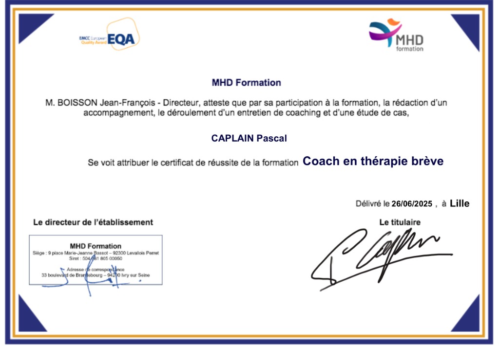 photo diplome Pascal CAPLAIN