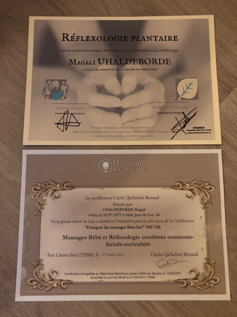 photo diplome Magali Uhaldeborde 