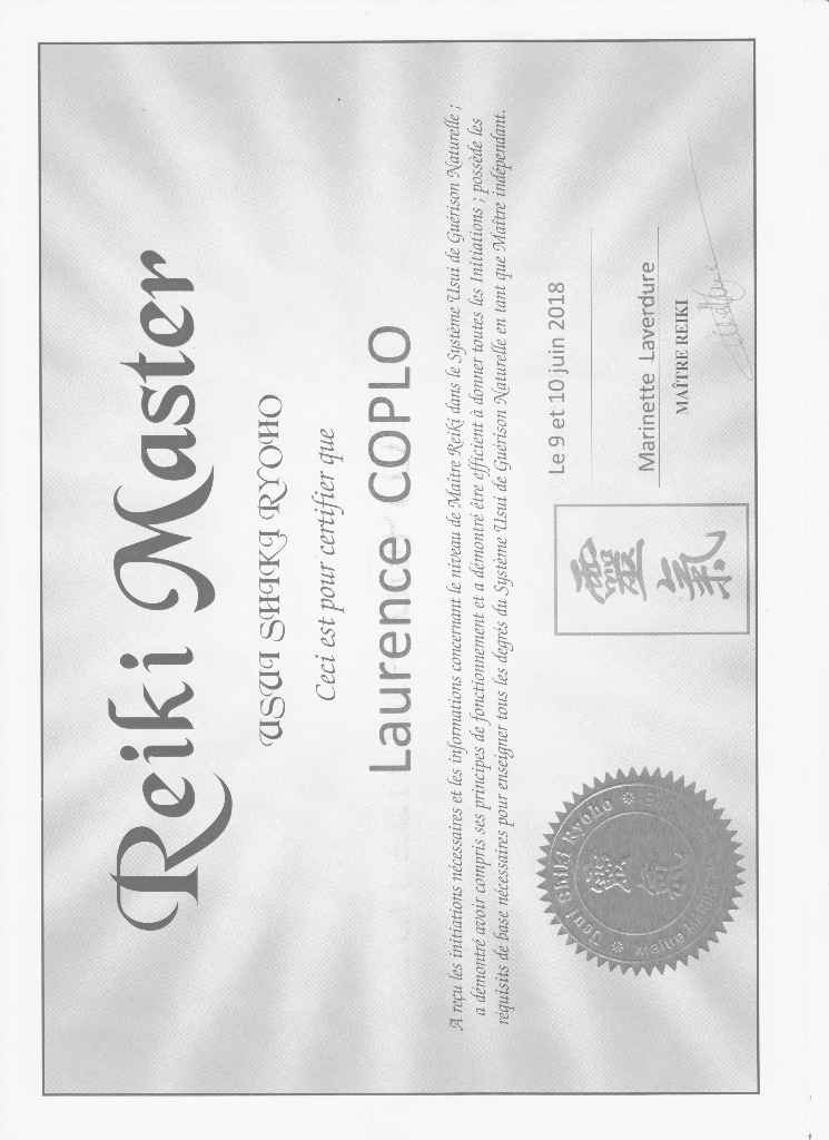 photo diplome Les Sens de Nelumbo