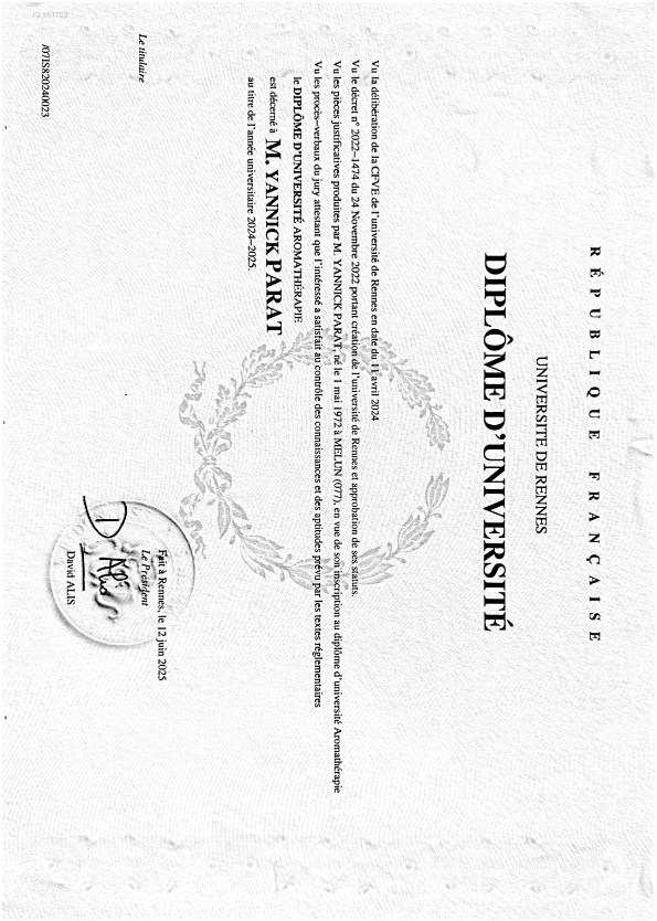 photo diplome Yannick Parat