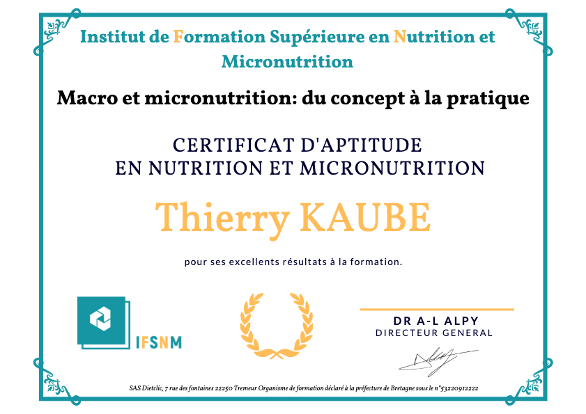 photo diplome Naturopithi