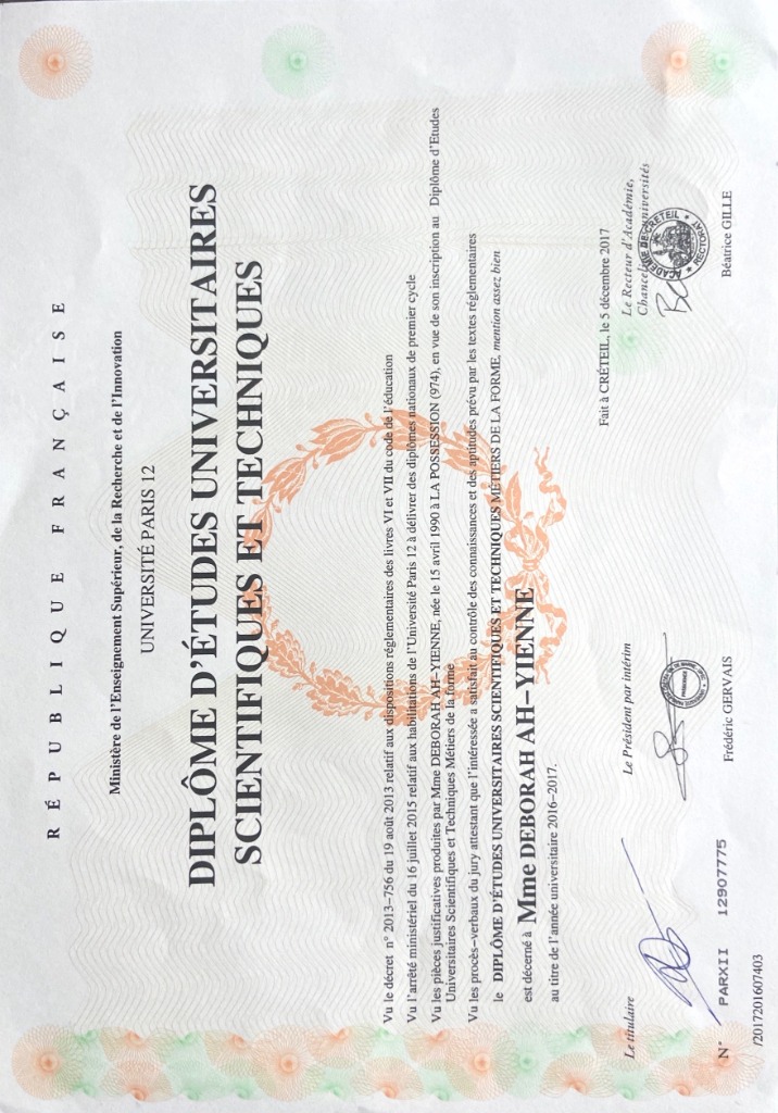 photo diplome Expertfitsolutions