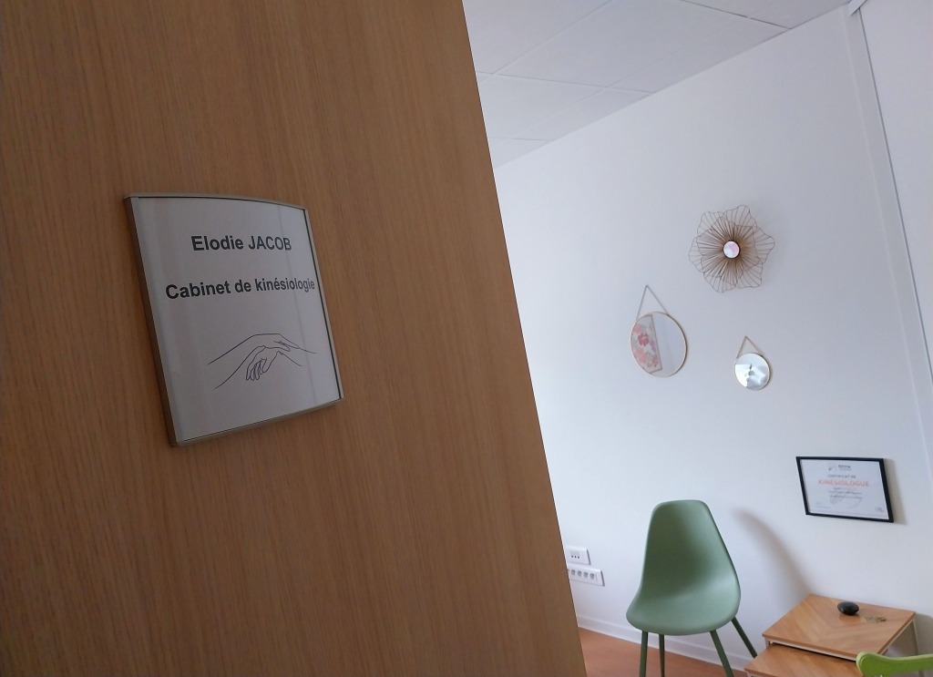 photo seance Elodie JACOB Kinésiologue (certifiée EKMA)