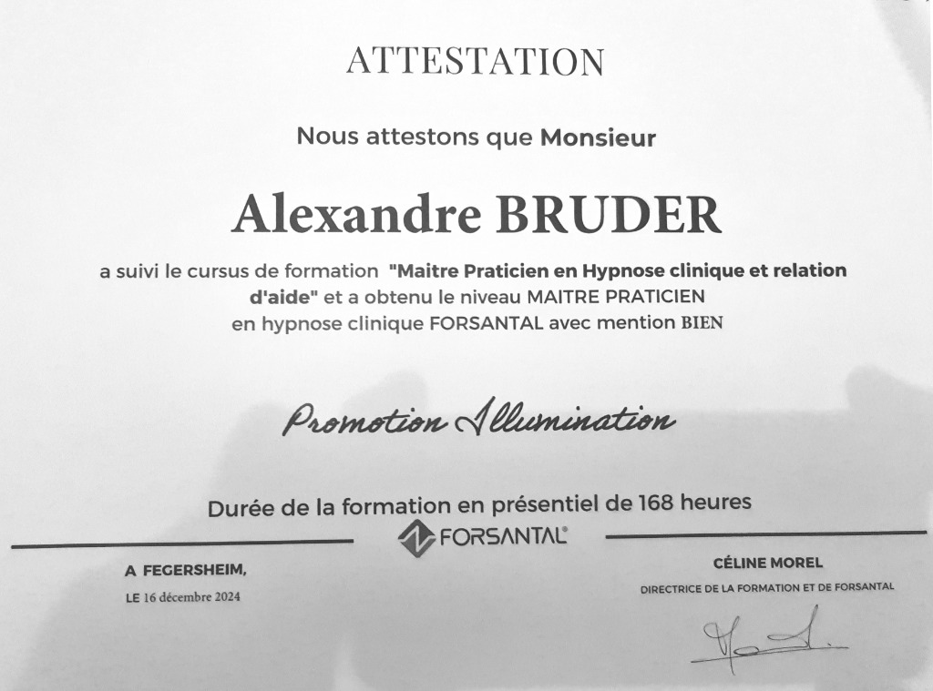 photo diplome Alexandre Bruder