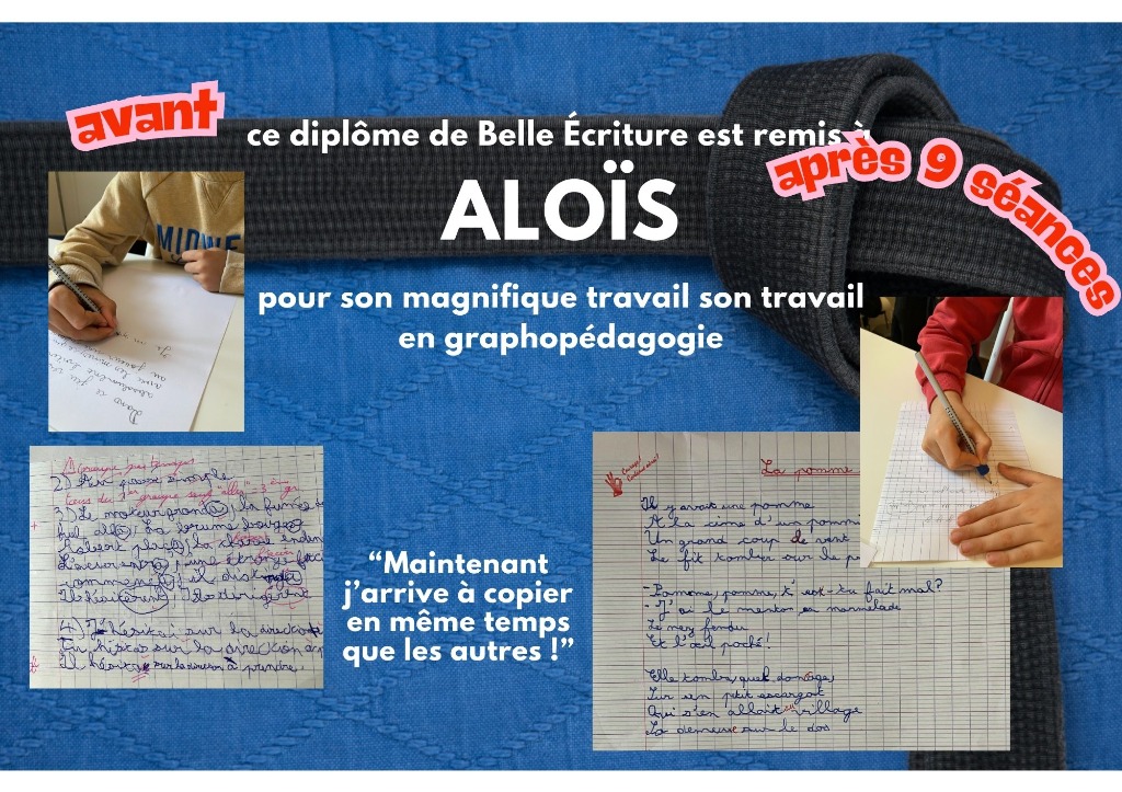 photo diplome Écriture 37