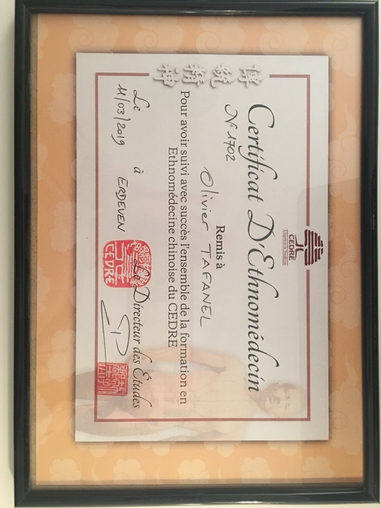 photo diplome Olivier Tafanel