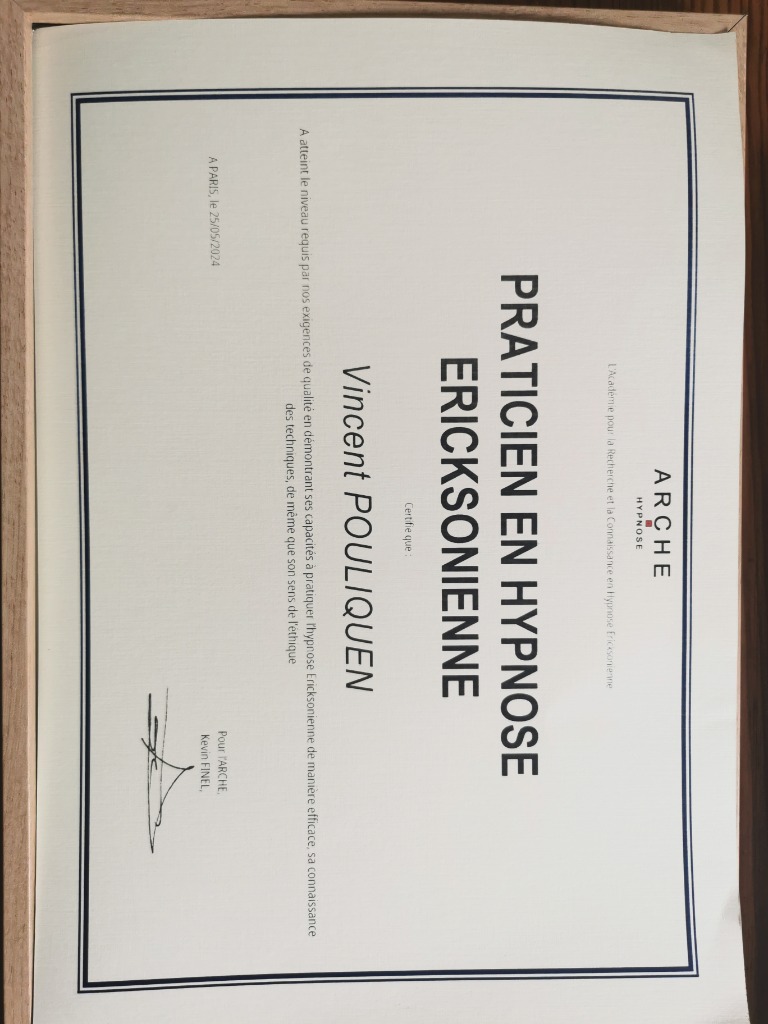 photo diplome Vincent Pouliquen