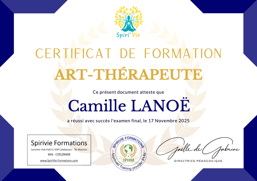 photo diplome Les Ateliers Émoi