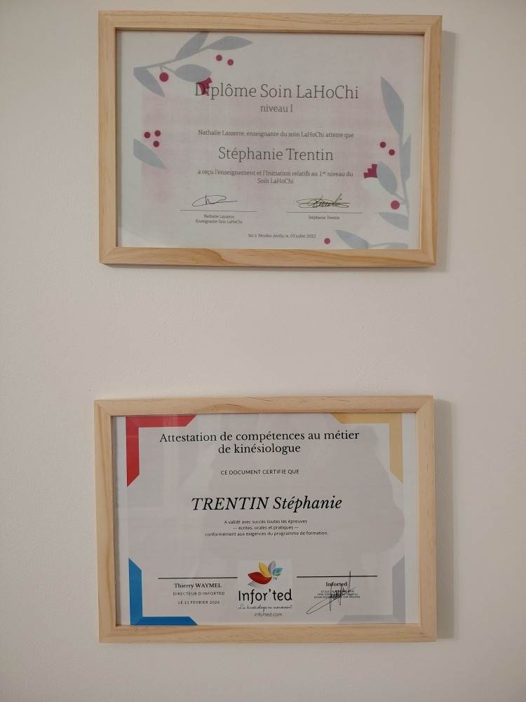 photo diplome Stéphanie TRENTIN