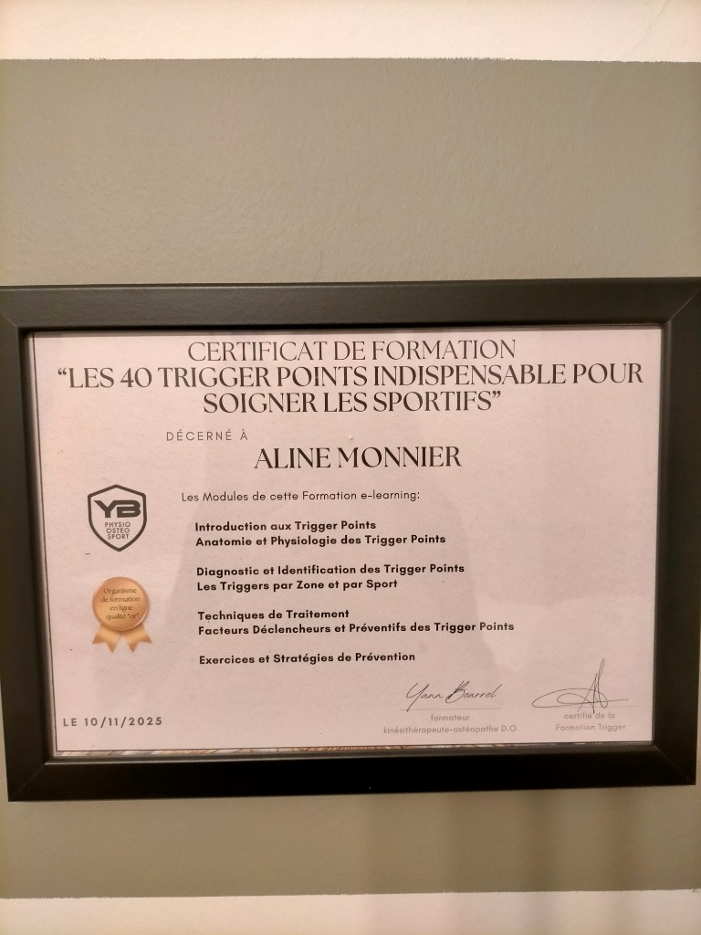 photo diplome Aline Monnier