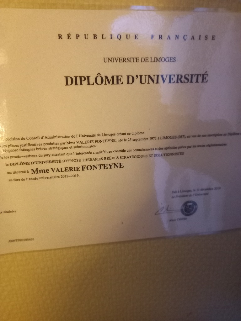 photo diplome Un temps pour soi 87