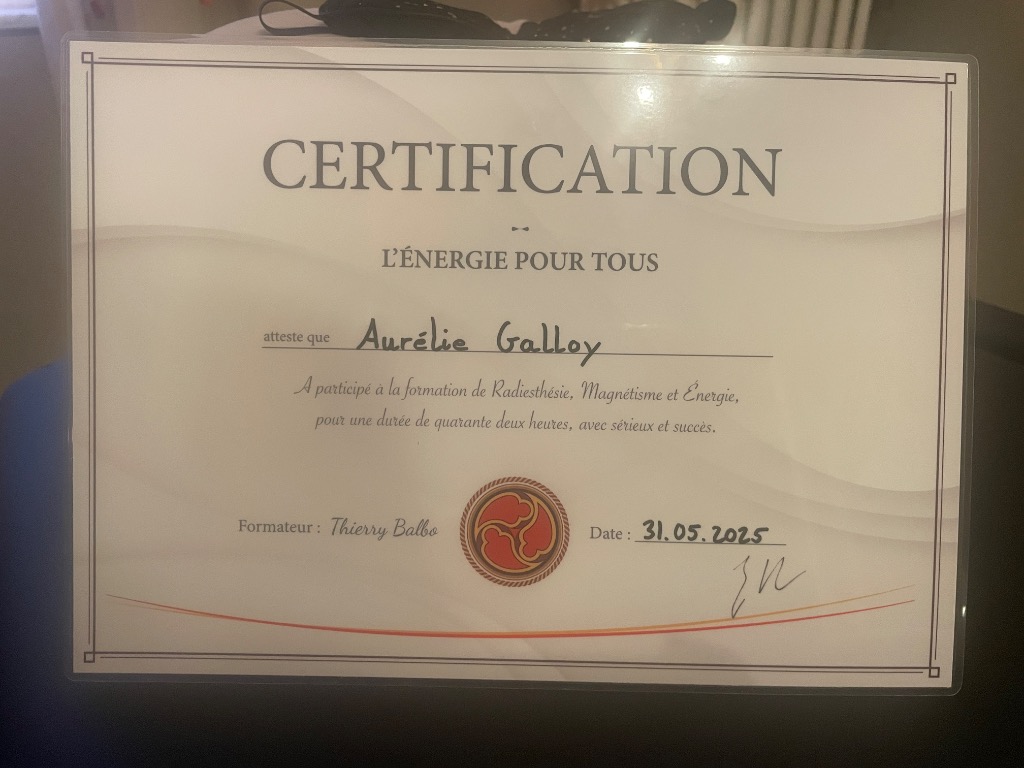 photo diplome Aurélie FIEVET