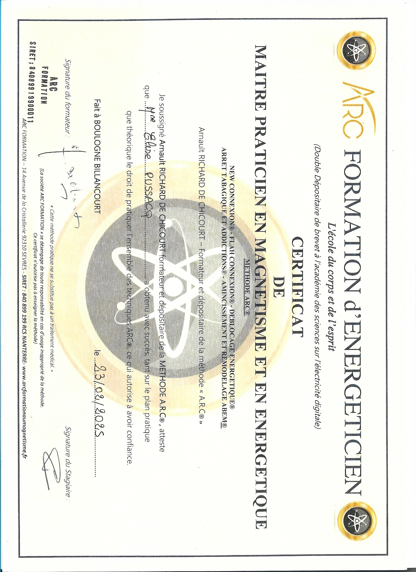 photo diplome Ensemble contre votre douleur