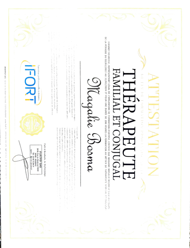 photo diplome Magalie BOSMA