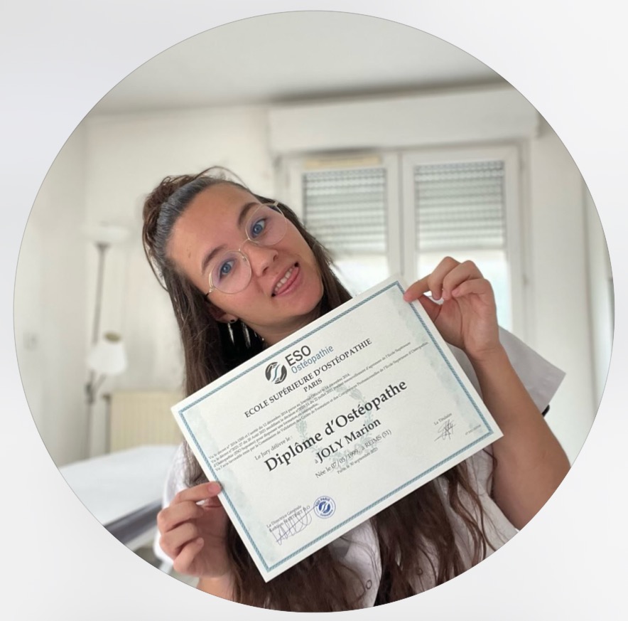 photo diplome Marion Joly