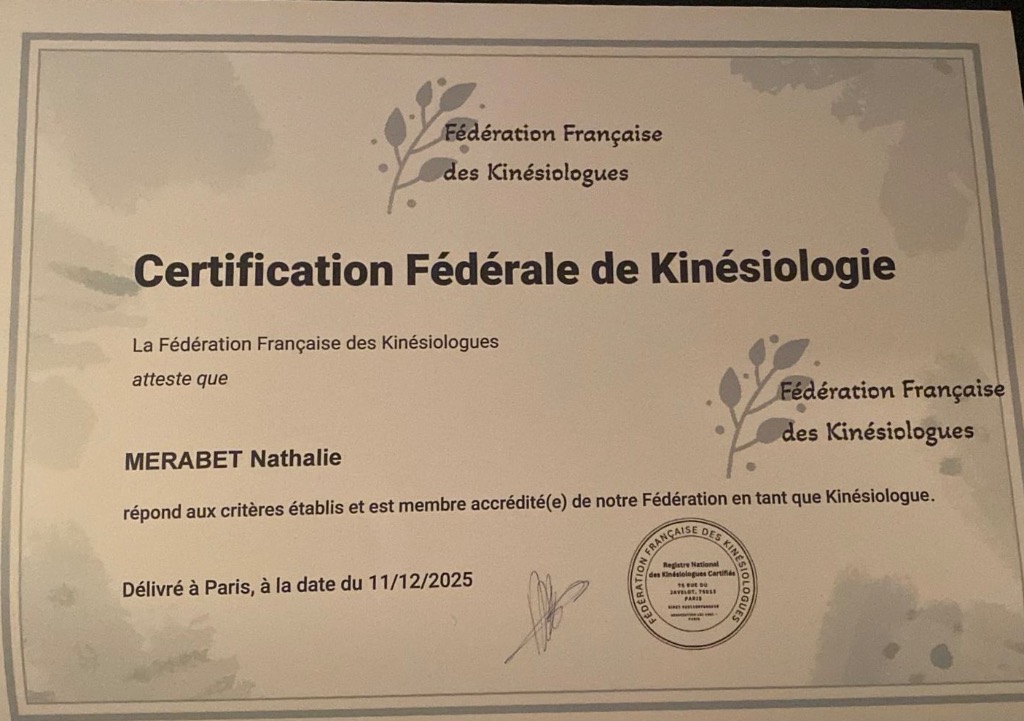 photo diplome Nathalie Merabet 