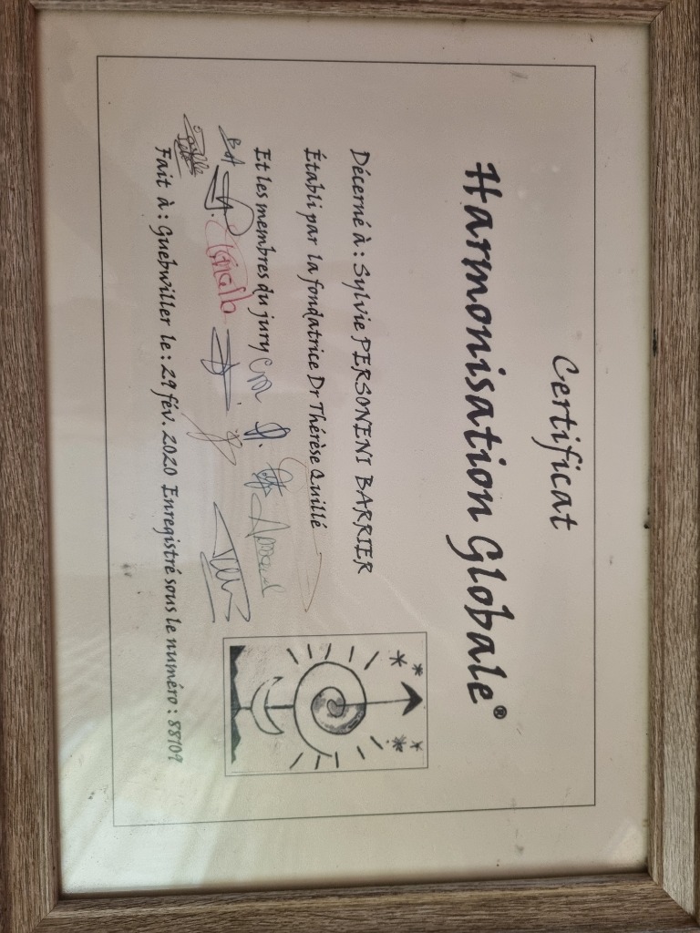 photo diplome Sylvie Barrier