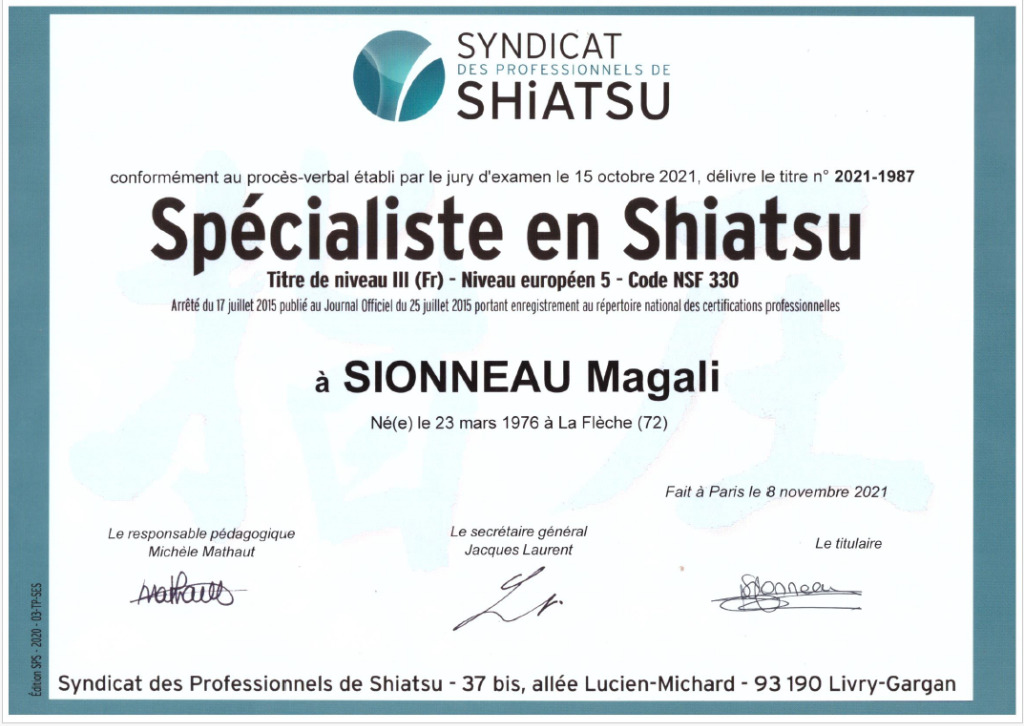 photo diplome Magali sionneau