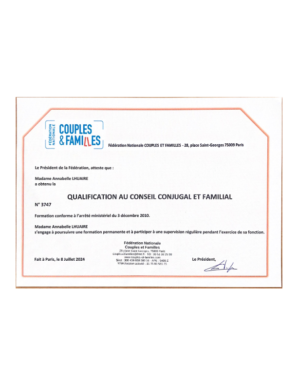 photo diplome Annabelle Lhuaire 