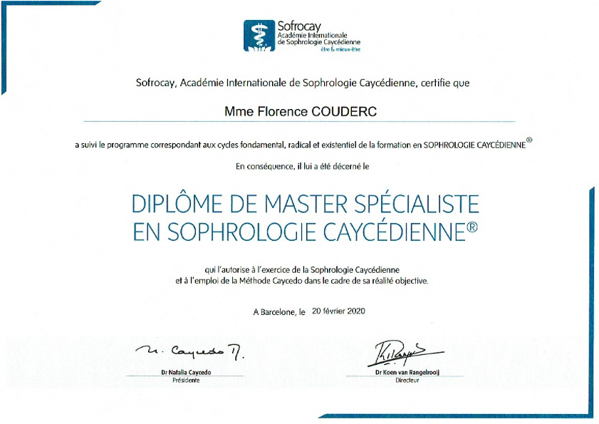 photo diplome Florence COUDERC