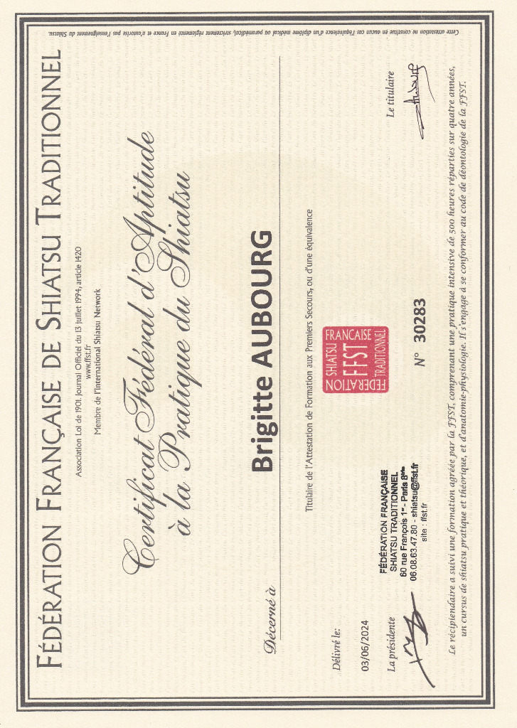 photo diplome Brigitte AUBOURG