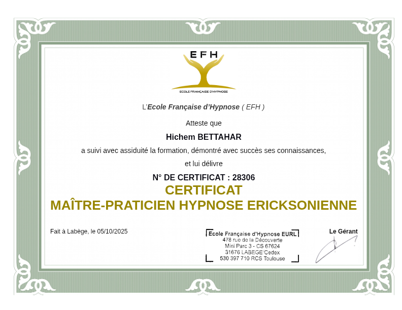 photo diplome Hichem