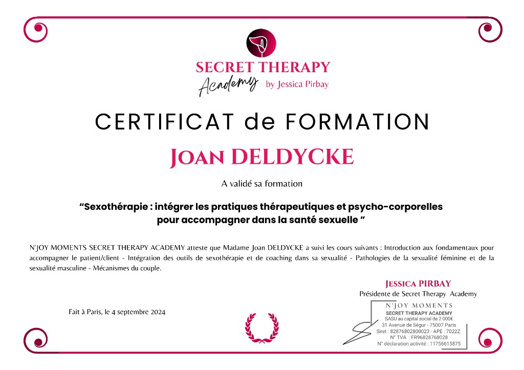 photo diplome Joan Deldycke