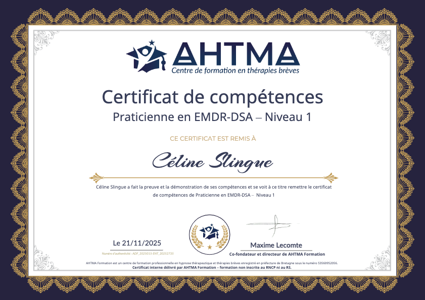 photo diplome CELINE  SLINGUE