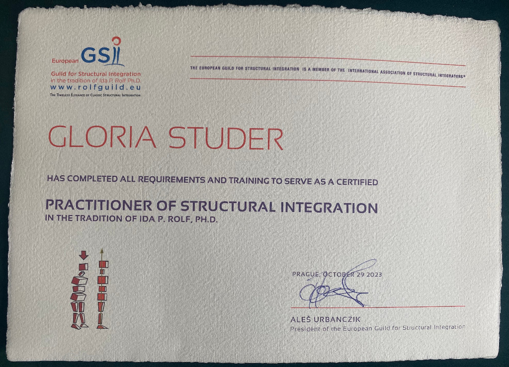 photo diplome Gloria Studer 