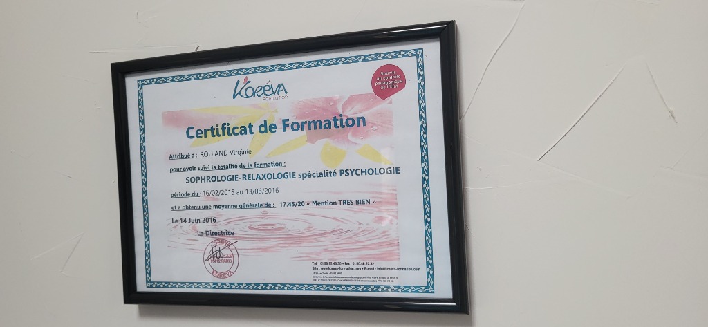 photo diplome Virginie Vallez