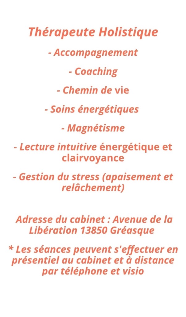 photo activite Frédéric Barattini Thérapeute Holistique