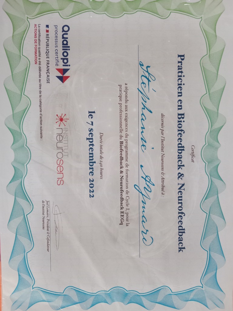 photo diplome Stephanie Aymard