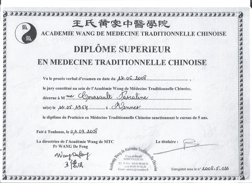 photo diplome Accord Zen