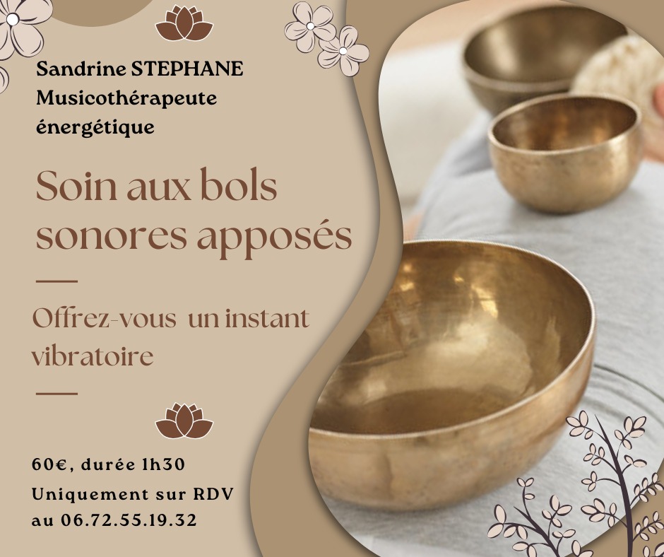 photo seance Sandrine STÉPHANE, Musicothérapeute énergétique