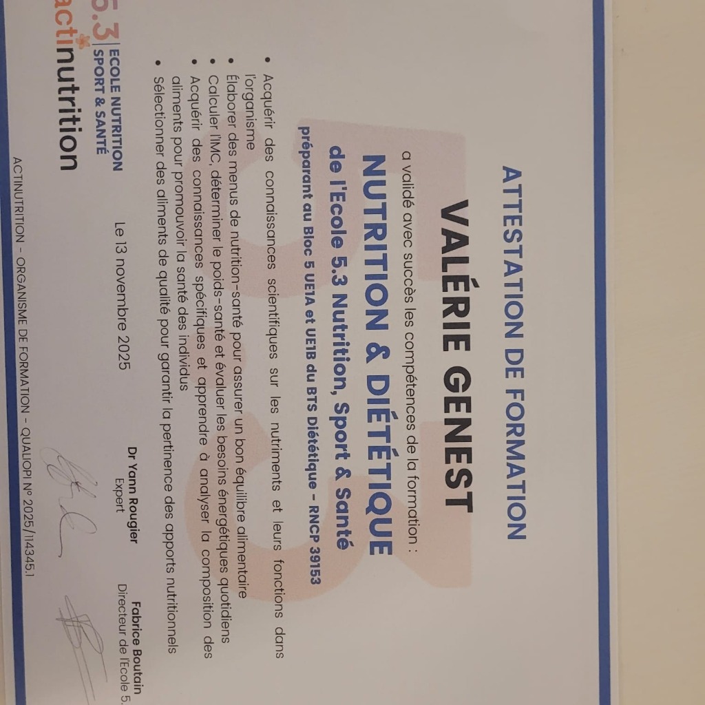 photo diplome Lili Genest De Melo