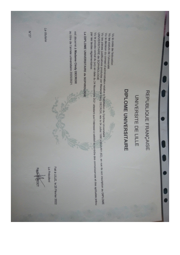 photo diplome Inspiration zen Cindy 