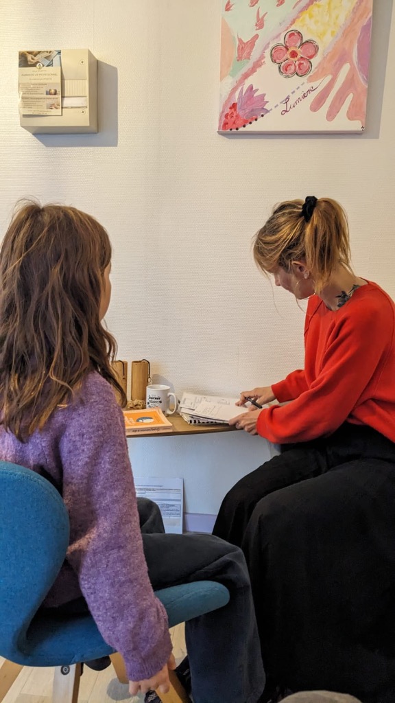 photo seance Christelle TOURRES Kinésiologue