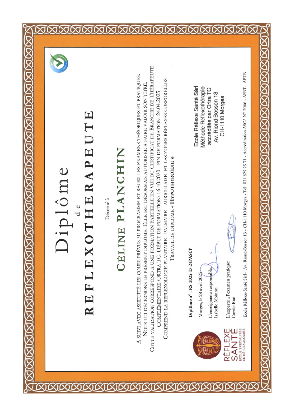 photo diplome Céline Planchin