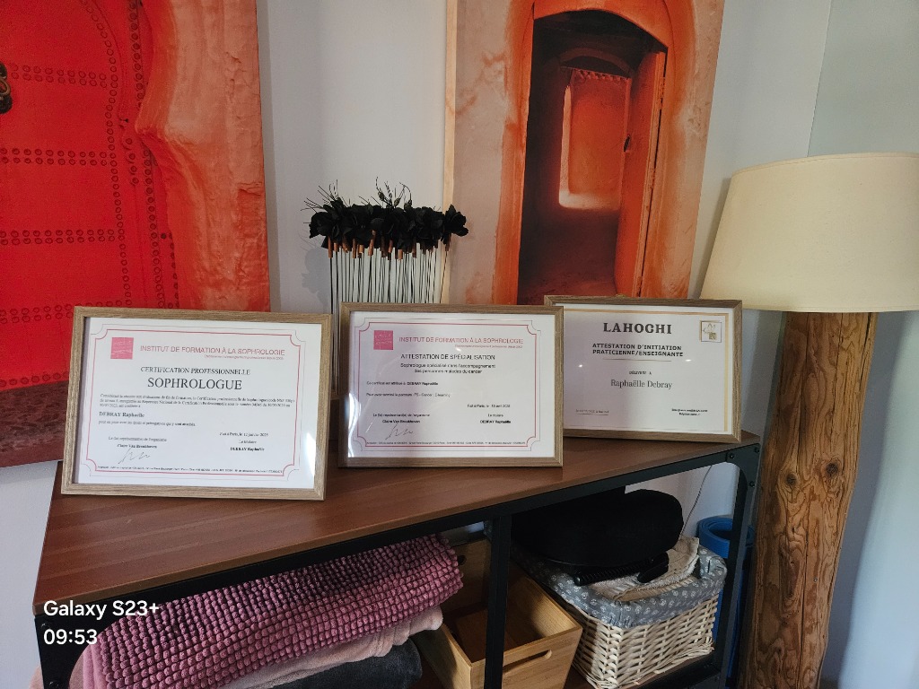 photo seance La sophrologie avec Raphaëlle 