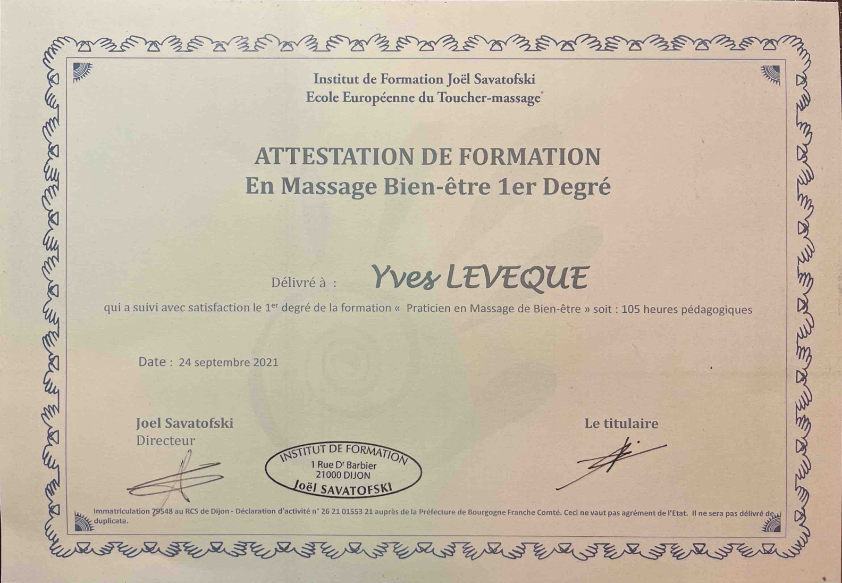 photo diplome ASSOCIATION DOMOLOISIRS