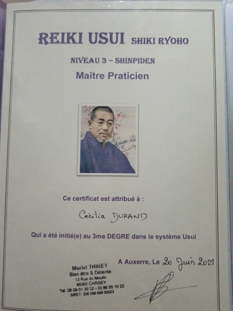 photo diplome Durand Cécilia 